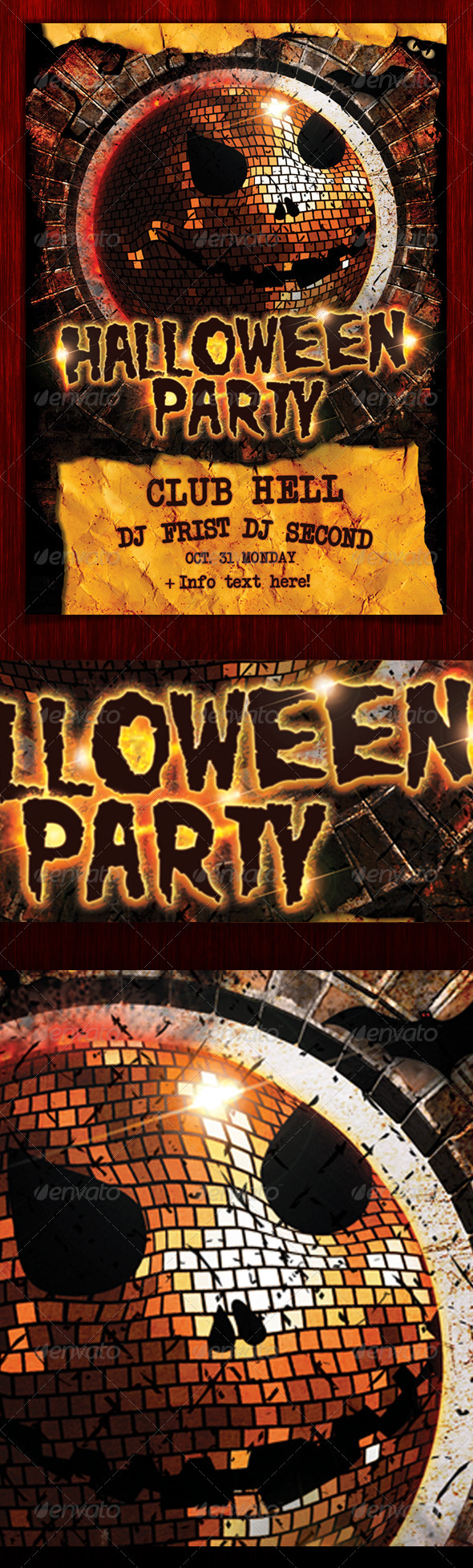 Halloween Party Flyer (psd)