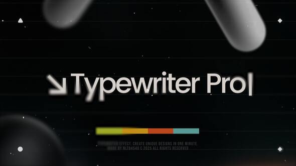 Typewriter Pro Titles template preview