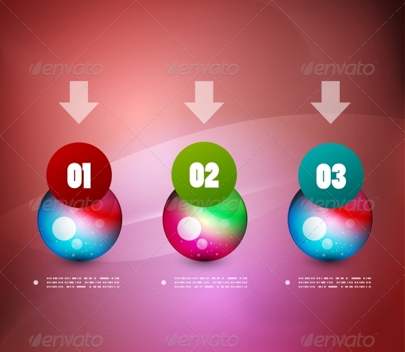 Modern Steps Option Template - Miscellaneous Vectors