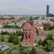 Aerial view of a historic water tower in Wroclaw, Poland - VideoHive Item for Sale