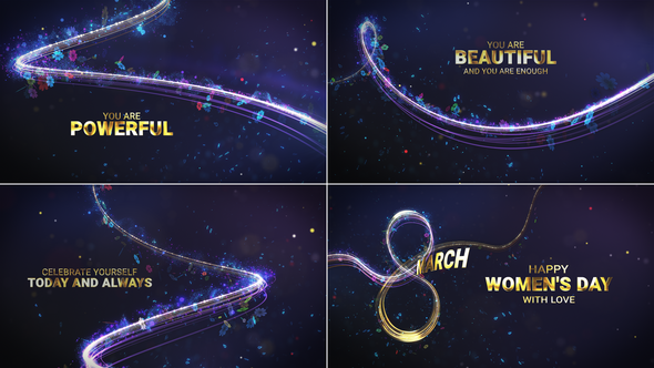 Happy Women’s Day // Happy Women’s Day Greetings Openers template preview