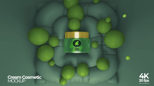 Cream Cosmetic Product Mockup Product Promo template preview