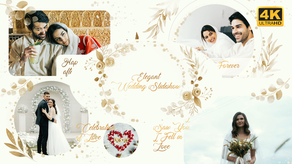 Wedding Slideshow Video Displays template preview