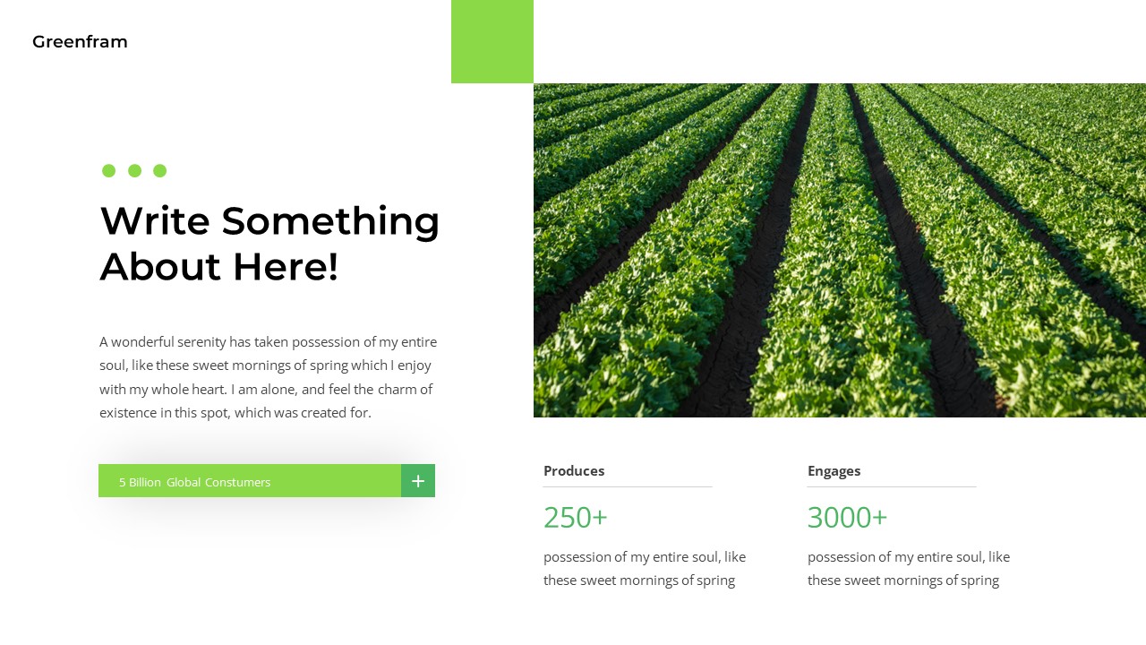 Greenfram - Agriculture & Farming PowerPoint Template, Presentation ...