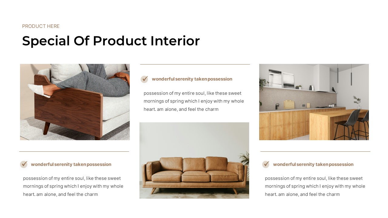 Minimalist Interior Design PowerPoint Template, Presentation Templates