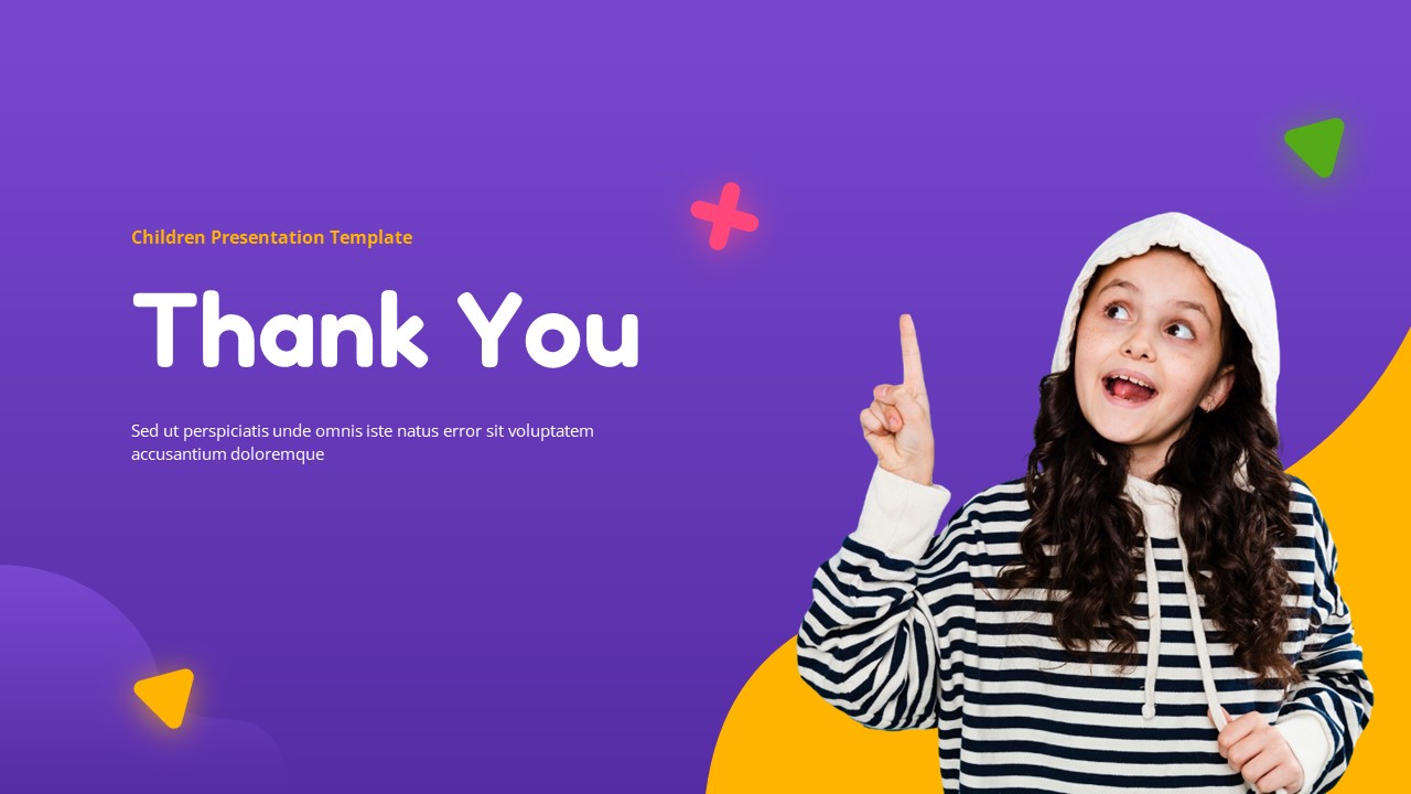 Kinderchil - Children PowerPoint Template, Presentation Templates ...