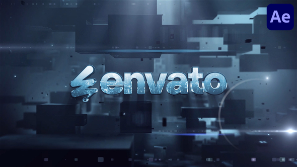 Space Box Logo for After Effects Logo Stings template preview