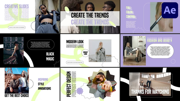 Fashion Creative Scenes for After Effects Openers template preview