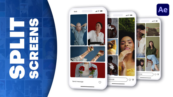 Dynamic Vertical Transitions Elements template preview