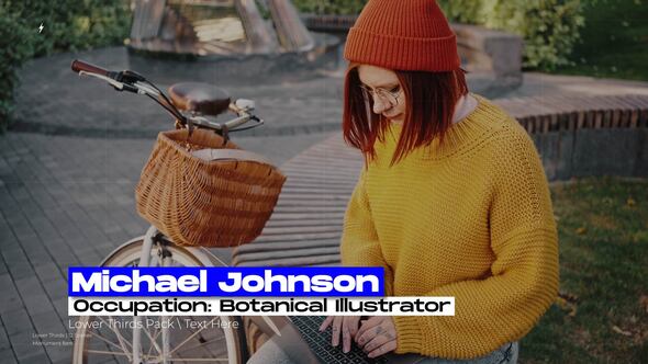 Lower Thirds  AE Titles template preview