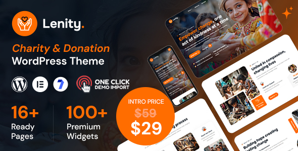 Lenity – Charity & Donation WordPress Theme