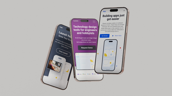 Phone 16 Pro Mockup Product Promo template preview
