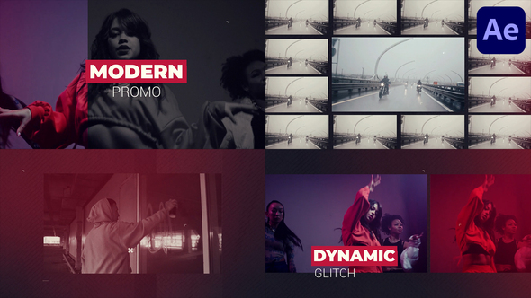 Modern Dynamic Promo for After Effects Openers template preview