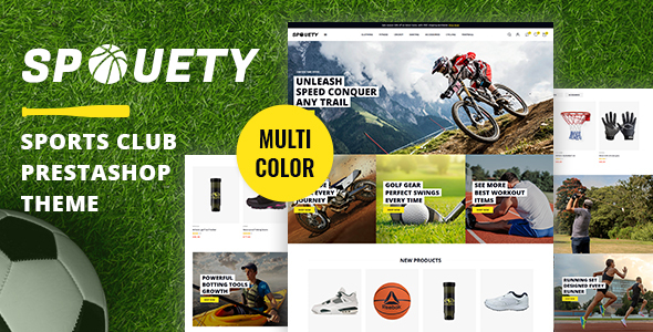 Spouety – Sports Club Gaming & Fitness Gym Prestashop Theme