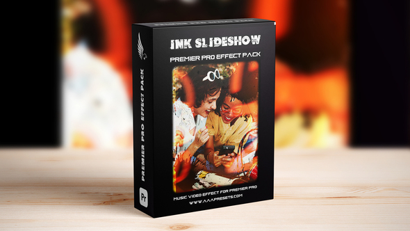 Ink Slideshow Effect for Premiere Pro Premiere Pro template preview