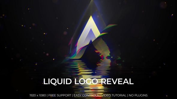 Liquid Logo Reveal V2 Logo Stings template preview