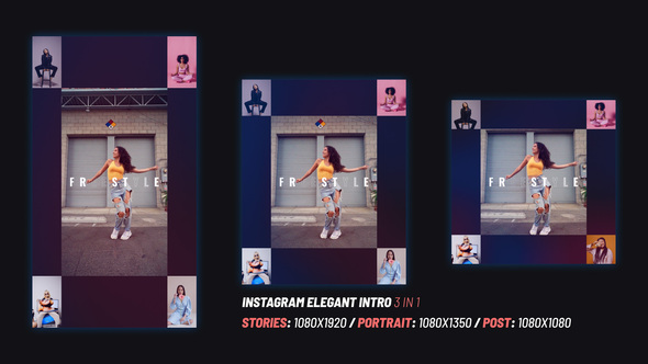 Elegant Instagram Intro Openers template preview