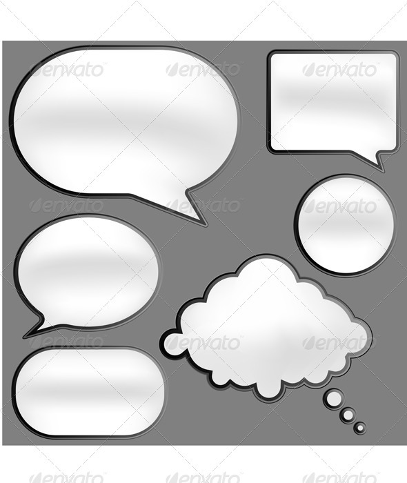 Speech Bubbles - Miscellaneous Vectors