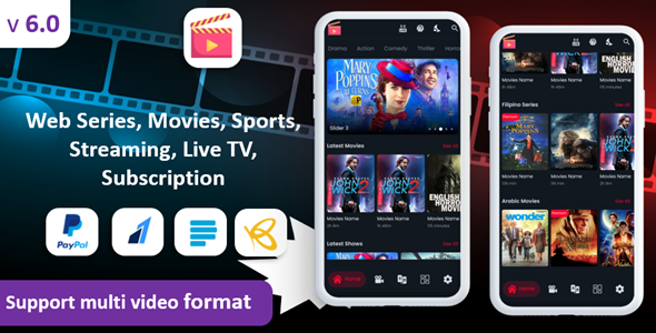 TLX Movies App | Web Series, Movies,  Videos Streaming, Live TV | Payment Gateways | Subscriptions