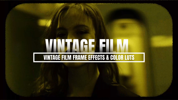 Vintage Film Frame Effects & Color Luts Elements template preview