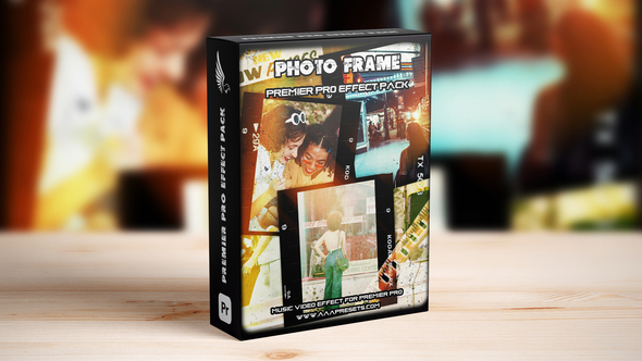 Photo Frame Slideshow Transition for Premiere Pro Premiere Pro template preview