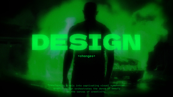 Retro Screen Titles Titles template preview