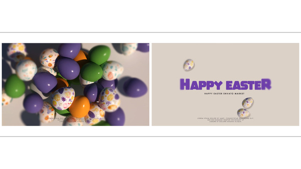 Happy Easter Logo Stings template preview