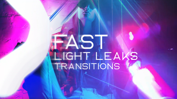 Fast light leaks Transitions Elements template preview