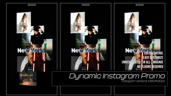 Dynamic Instagram Promo Openers template preview
