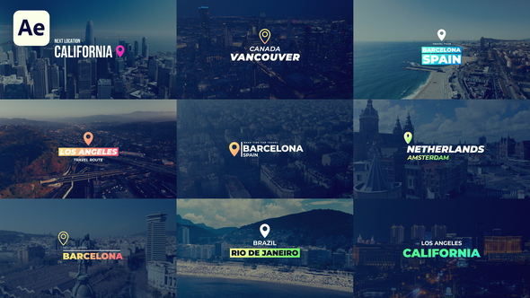 Location Titles Elements template preview