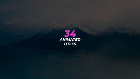 Animated Titles Pack | AE Titles template preview