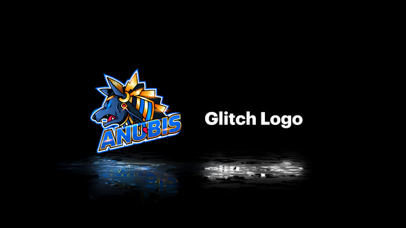 Glitch Logo Logo Stings template preview
