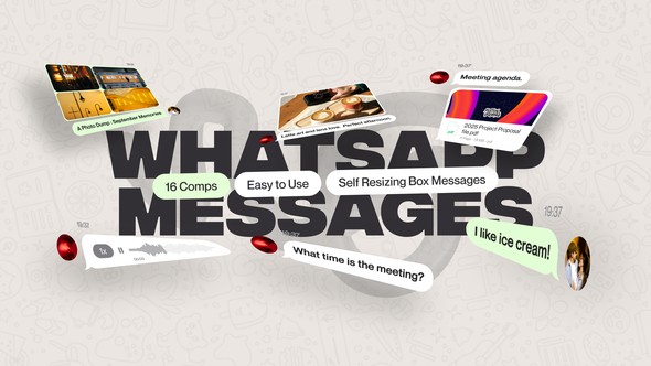 Whatsapp Messages Elements template preview