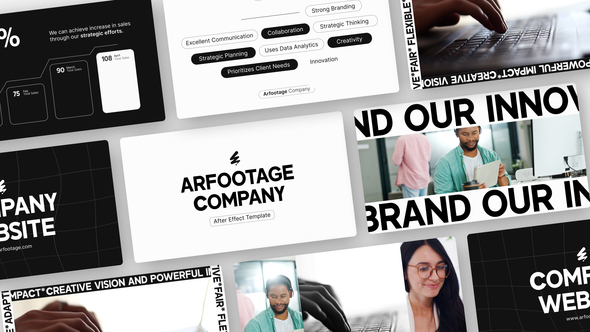 Kinetic Typography Intro Titles template preview