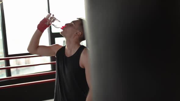 Boxer Man Drinking alt