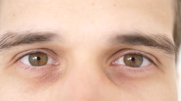 Close Up of a Male Eyes
