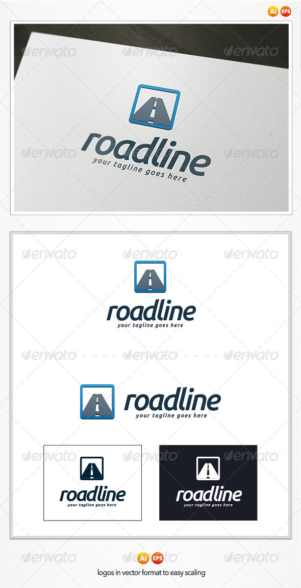 Road Line Logo Template - Symbols Logo Templates