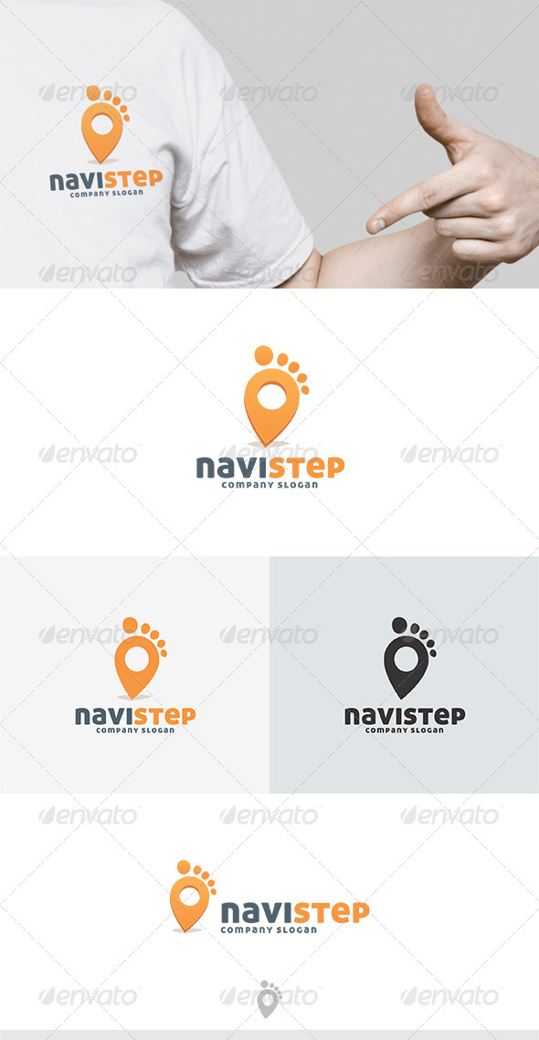 Navi Step Logo - Vector Abstract