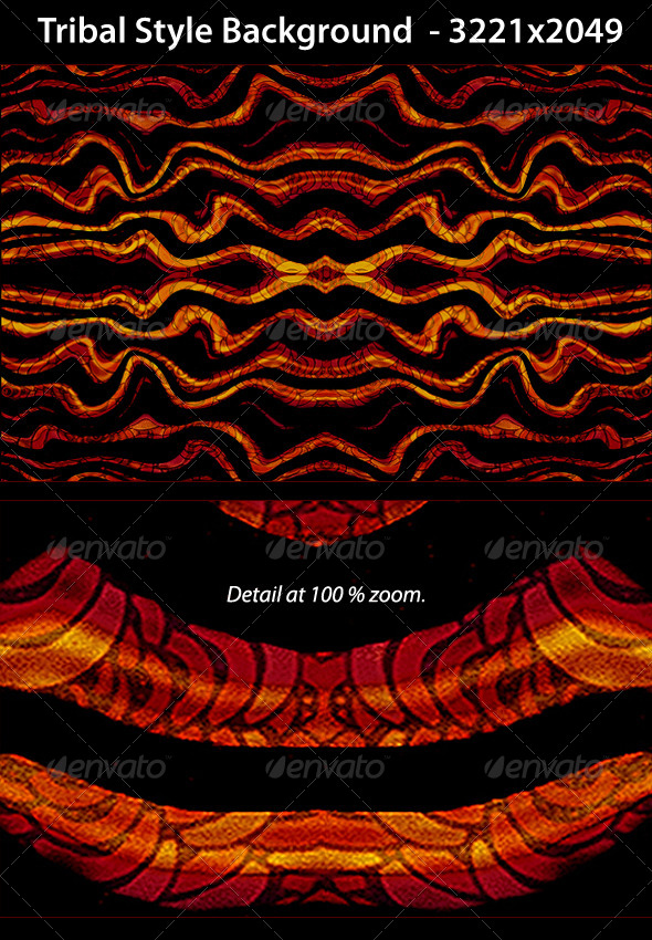 Tribal Style Background Pattern - Abstract Backgrounds