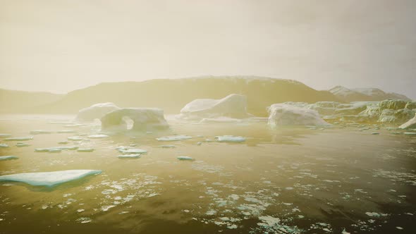 Iceberg in the Southern Coast of Greenland alt