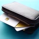 Close Up of Credit Cards in a Wallet on Wooden Background - VideoHive Item for Sale