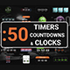Timers And Clocks Pack - VideoHive Item for Sale