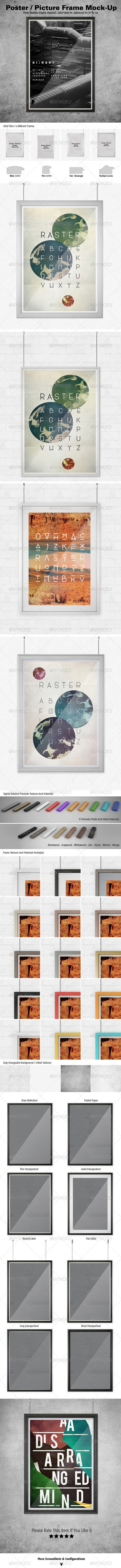 Poster/Picture Frame Mock-ups - Posters Print