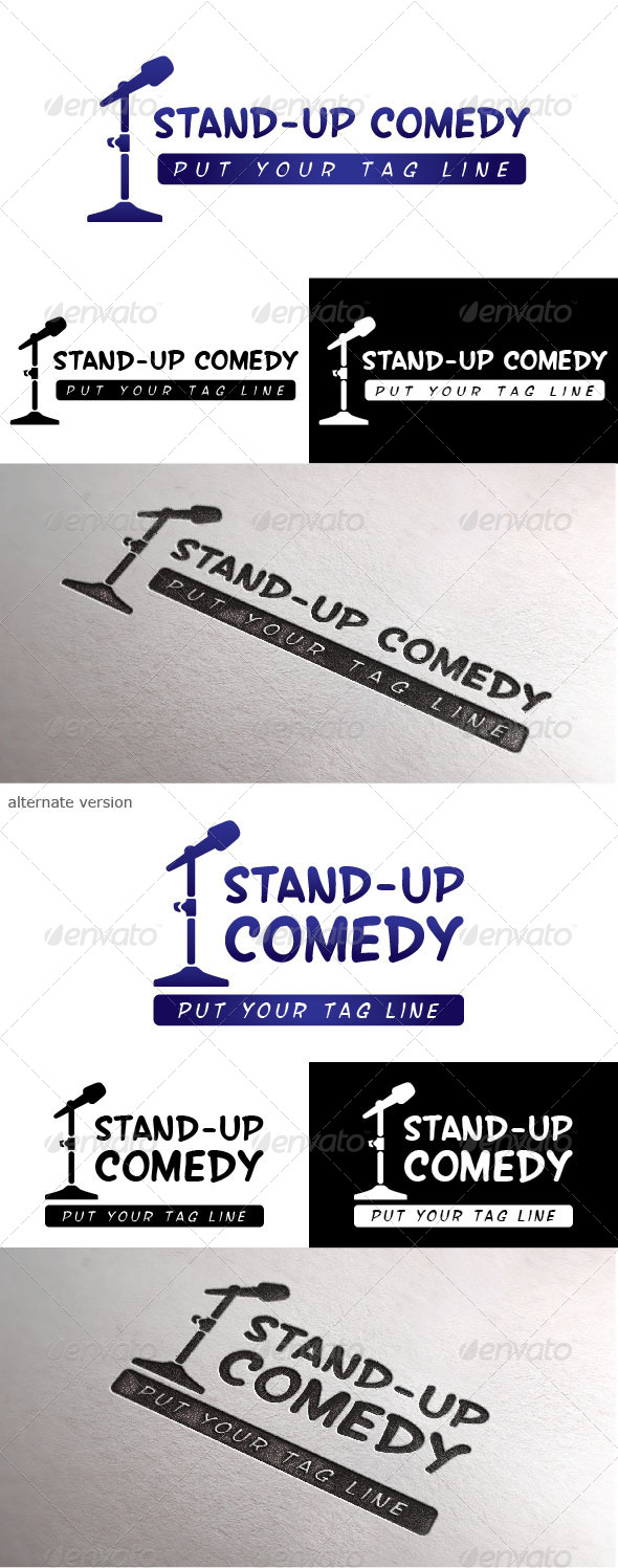 Standup Comedy Logo - Objects Logo Templates