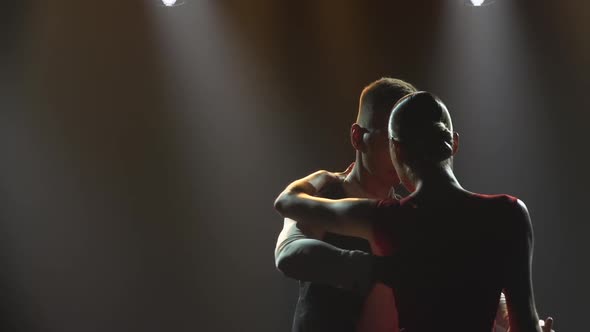A Passionate Tango Dance Performed By a Pair of Ballroom Dancers alt