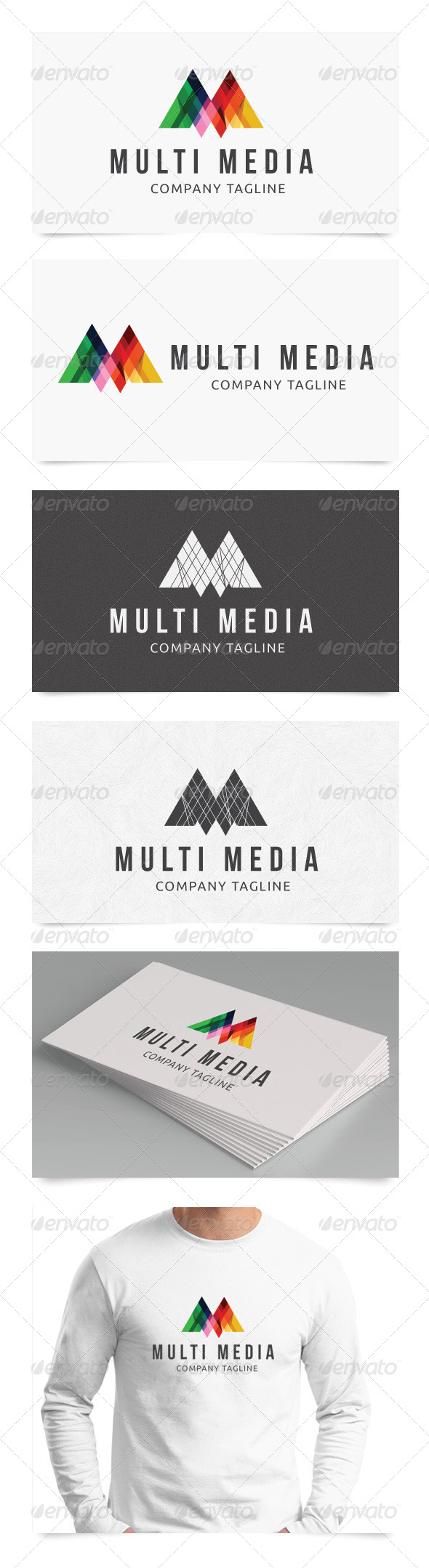 Multi Media - Letters Logo Templates