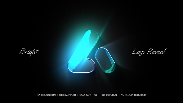 Bright Logo Reveal Logo Stings template preview