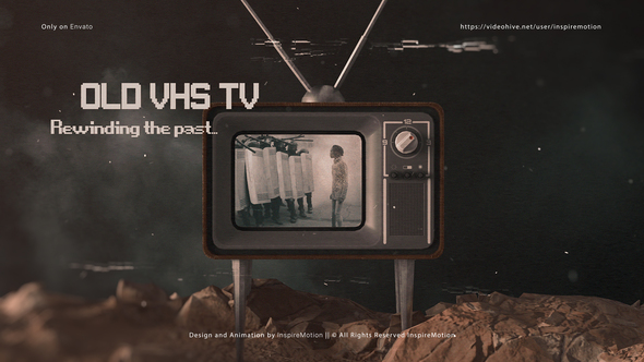 Old VHS TV Display Video Displays template preview