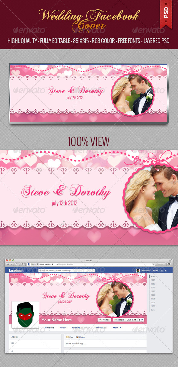 Wedding Facebook Cover Photo - Facebook Timeline Covers Social Media