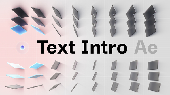 Text Intro Animation Openers template preview